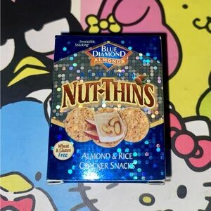 Nut-Thins Almond & Rice Cracker Rare Mini Brands - Blue - Metallic
